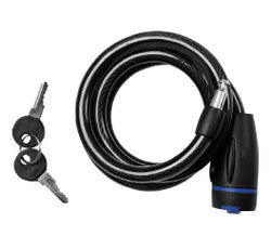 CANDADO DE CABLE CON LLAVE P/MOTO TRAMONTINA (43789001)