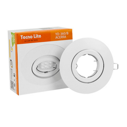 SPOT EMPOTRADO DIRIGIBLE 86MMX121MM. BLANCO (YD-360/B) S/LAMPARA TECNOLITE