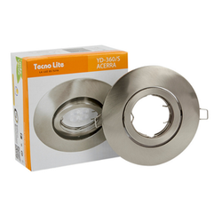 SPOT EMPOTRADO DIRIGIBLE 86MMX121MM. SATIN (YD-360/S) S/LAMPARA TECNOLITE