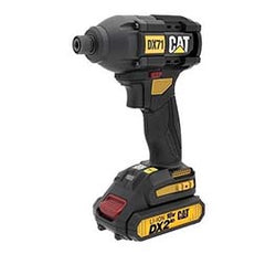 ATORNILLADOR IMPACTO 18V S/CARBONES 200NM, 3 VEL.2 BATERIAS CAT (DX71)