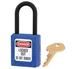 CANDADO DE BLOQUEO AZUL DIELECTRICO MASTER (406BLU)