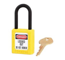 CANDADO DE BLOQUEO AMARILLO DIELECTRICO MASTER (406YWL)