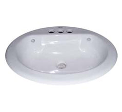 LAVABO CADET UNIVERSAL SOBREPONER BLANCO (01661.020)