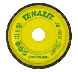 DISCO LAMINADO G-80 DE 4-1/2" X 7/8" SUPERLAM  TENAZIT (2990)