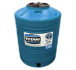 TINACO 1300 LTS. AZUL FONDO AZUL C/ACCESORIOS TITAN (T1300-AFA)