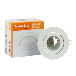 SPOT  EMPOTRADO BASE GX5.3, FOCO MR16 NO INCLUIDO (YD-341/B) TECNOLITE