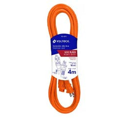 EXTENSIÓN ELÉCTRICA USO RUDO, 4 M, CALIBRE 16,  VOLTECK (ER-4X16) (48043)