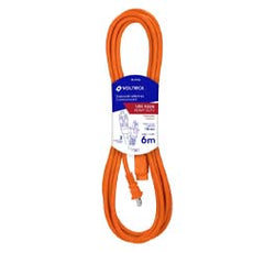EXTENSIÓN ELÉCTRICA USO RUDO, 6 M, CALIBRE 16,  VOLTECK (ER-6X16) (48044)