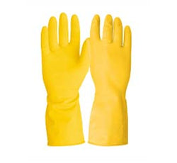 GUANTES DE LÁTEX PARA LIMPIEZA, GRANDES, PRETUL (GU-343) (23261)