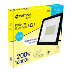 REFLECTOR ULTRA DELGADO DE LED, 200 W VOLTECK (REF-406L) (28018)