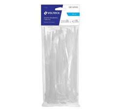 CINCHO PLÁSTICO, 50 LB, 200 X 4.5 MM, NATURAL, 50 PZAS VOLTECK (CIN-5020) (44306)