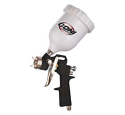 PISTOLA DE GRAVEDAD HÍBRIDA CON VASO DE 600ML Y BOQUILLA DE 3.0 MM GONI (33012)