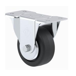 RUEDA FIJA DE HULE 4" RODAMEX  (HI-101-PF)