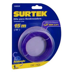 Nylon P/Desbrozadora Morado  1.27 Mm  X  15 Mts SURTEK (130259)