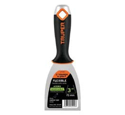 ESPÁTULA FLEXIBLE 3" ACERO INOXIDABLE, MANGO COMFORT GRIP EXPERT (ET-3FX) (15851)