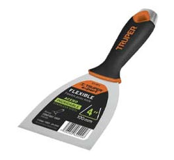 ESPÁTULA FLEXIBLE 4" ACERO INOXIDABLE, MANGO COMFORT GRIP EXPERT (ET-4FX) (15852)