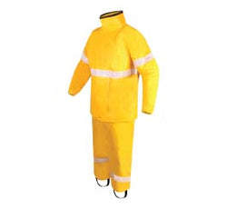 CHAQUETIN Y PANTALON IMPERMEABLE P/ MOTOCICLISTA AMARILLO GD JYRSA  (DD-4121GD)