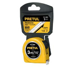 FLEXÓMETRO, AMARILLO, 3M,CINTA 13MM PRETUL (21605)