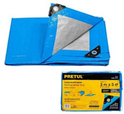 LONA POLIETILENIO AZUL 4M X 5M PRETUL (23734)