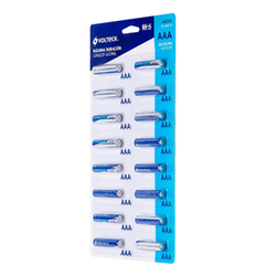 PILA ALCALINA AAA, DESPACHADOR CON 16 PIEZAS VOLTECK (46013) (AL-AAA-D)