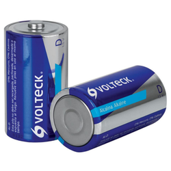 PILA ALCALINA TAMAÑO D, BLISTER CON 2 PZAS VOLTECK (46318) (AL-D)