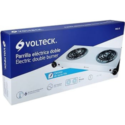 PARRILLA ELÉCTRICA 2 QUEMADORES, RECTANGULAR VOLTECK (48127) (PAEL-2C)