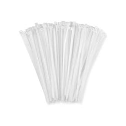 CINTILLO DE PLASTICO  12" (30CM)  CLARO 100 PZAS. DOGO (WL8022)