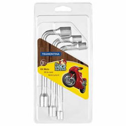 JUEGO DE LLAVES  P/MOTO 3 PZS-BLISTER TRAMONTINA (42808103)