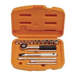 JUEGO DE DADOS  1/4" 17PZS, P/MOTOCICLETA TRAMONTINA (44805217)