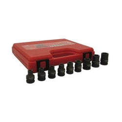 Juego de 9 Dados de Impacto Torx Hembra Cuadro de 1/2" URREA (74300)