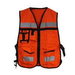 CHALECO BRIGADISTA NARANJA UNITALLA VIVA  (CHA-BRI-N)