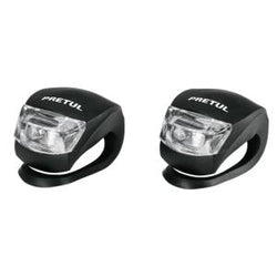 JUEGO DE LINTERNA TRASERA Y DELANTERA PARA BICICLETA. PRETUL 27050