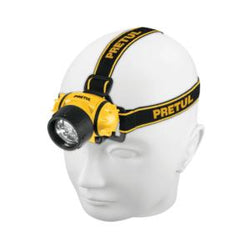 LINTERNA DE MINERO 3 LEDS 65 LM DE 3 PILAS AAA. PRETUL 27083