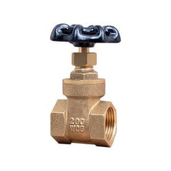 COMPUERTA BRONCE ROSCADA  3/4" RUGO (75-AH 19)