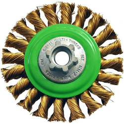 CEPILLO CIRCULAR TRENZADO LATON ATICHISPA TENAZIT (1571)