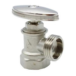 VALVULA CONTROL ANGULAR 1/2" DOBLE SALIDA PLOMACY (VA213)