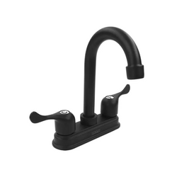 Mezcladora Para Lavabo Tipo Bar 4" Negro Mate PLOMACY PM4BN