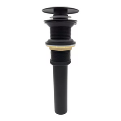 Contra Push P/Lavabo Negro Mate PLOMACY CLPN