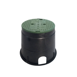 CAJA CIRCULAR P/VALVULAS 6" C/TAPA VERDE  (DS109)