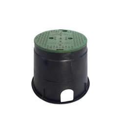 CAJA CIRCULAR P/VALVULAS 10" C/TAPA VERDE CRESCO  (DS1100)
