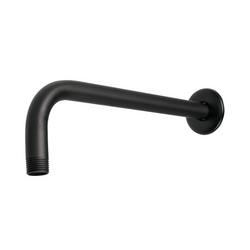 Brazo P/Regadera Negro Mate 90 Grados 38 Cms. PLOMACY BLN90