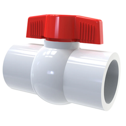 VALVULA BOLA COMPACTA ECO. CEM PVC 1 1/2" CRESCO (S1-015WTE)