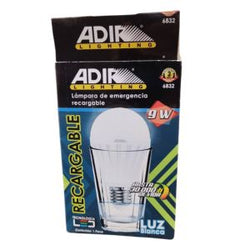 LAMPARA DE EMERGENCIA RECARGABLE 9W ADIR (6832)