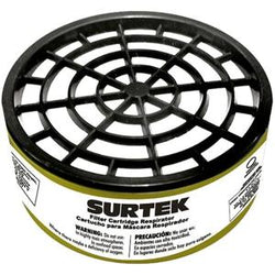 CARTUCHO PARA RESPIRADOR CON PROTECCIÓN PARA POLVO SURTEK (CF-PO)(137354)