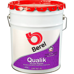 Esmalte Blanco Secado Rapido Qualik Berel 19L 007323-6 Berel