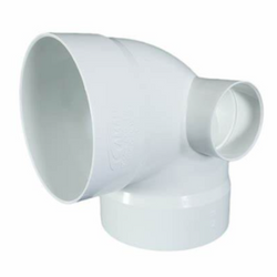 CODO SANITARIO SALIDA LATERAL PVC 4" X 2" CRESCO (SNL06DC)