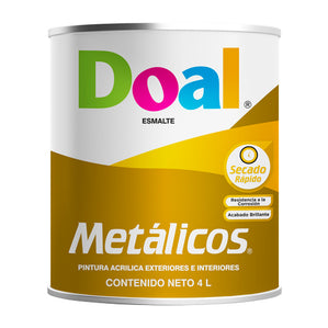 Esmalte Acrilico Metalico Cobre 1/2 Litro DOAL