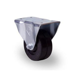 RUEDA FIJA DE HULE 3" RODAMEX  (HI-76-PF)