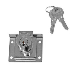 CERRADURA ESCRITORIO P/CAJON CROMO (5) PHILLIPS (24-C)