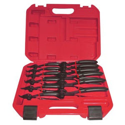 JUEGO DE PINZAS P/ANILLOS DE RETENCIÓN 12 PIEZAS URREA (360C)